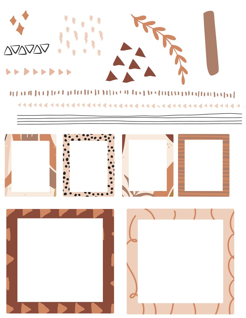 GIANT Boho Summer Digital Planner Sticker Set for Goodnotes & Other ...