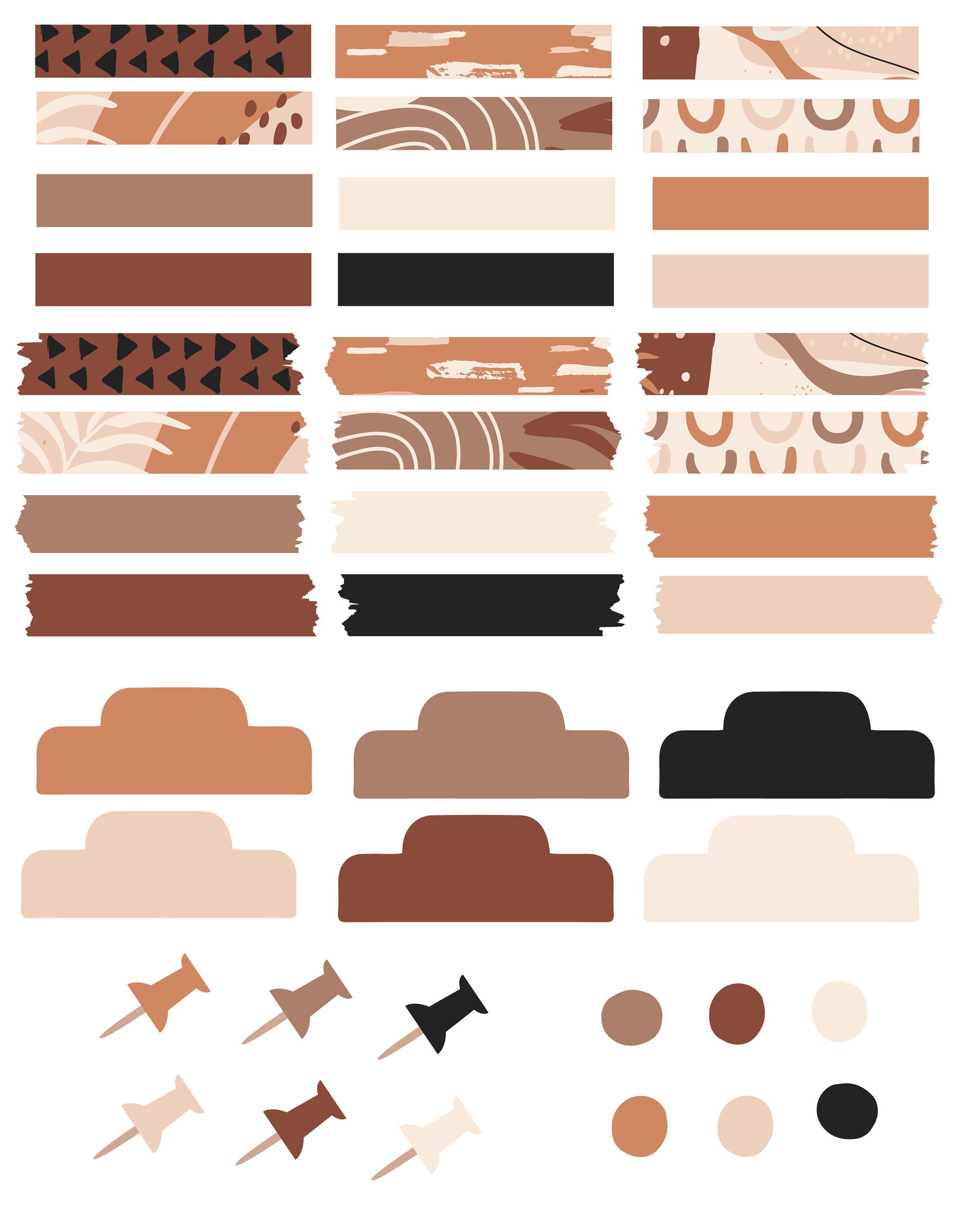GIANT Boho Summer Digital Planner Sticker Set for Goodnotes & Other ...