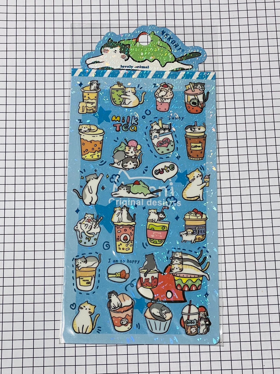 Cute CAT Sticker Drink Theme Stickers Schedule Decoration - Etsy