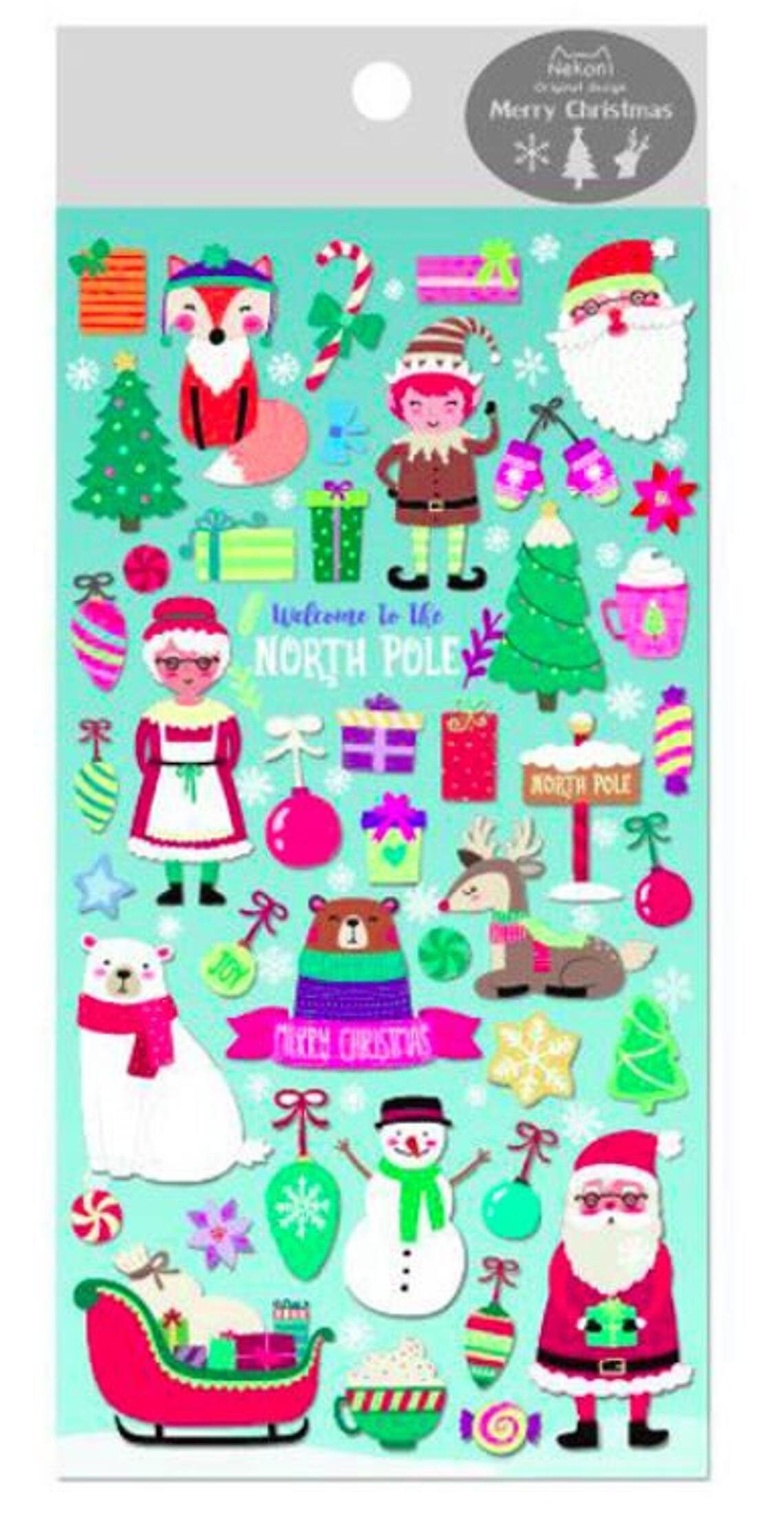 Japan Stationery Decals CHRISTMAS Sticker Seal Schedule Etsy UK