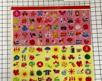 1 sheet Ribbon Bow shape sticker Japan sticker 75528 paper goods supplies scrapbook material suppliers kawaii zakka
