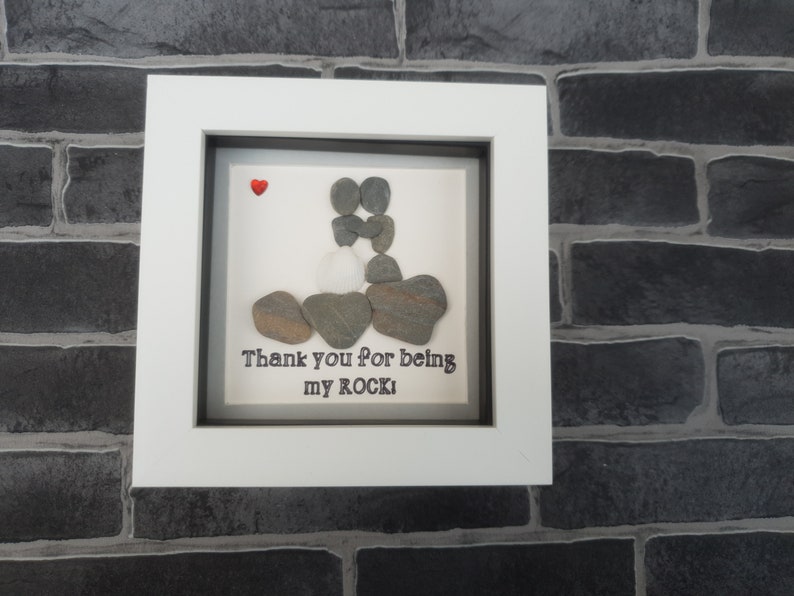 Thank You For Being My Rock Beautiful thank You for Being My Rock Pebble Art | Etsy