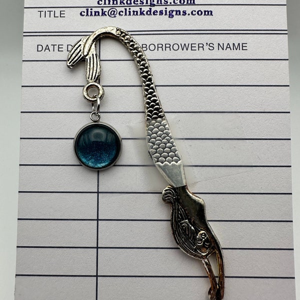 Mermaid Glass Glob Bookmark