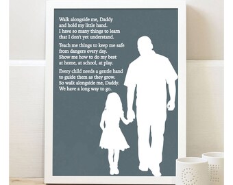 Fathers Day Gift - Dad Gifts from Daughter, From Son, Fathers Day Print, Gift for Dad, Personalized Dad Gift from Kids