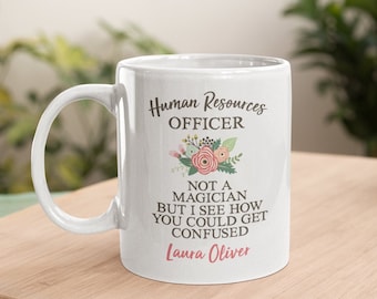 Personalized Human Resources Mug | HR Friend Gift | Human Resources Thank You Gift | Human Resources Appreciation | Coworker Gift