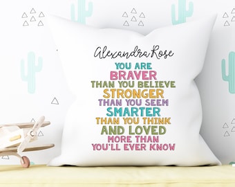Personalized More Than You'll Ever Know Pillow | Children's Bedroom Decor | Decorative Pillow for Nursery | Kid's Bedroom Accessories