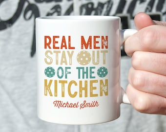 Mens Pickleball Mug | Pickleball Coffee Cup | Father's Day | Unique Grandfather Gift | Gift for Pickleball Player