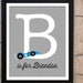 Boys Monogram Print Boys Nursery Nursery Name Decor Boy Room Baby Boy ...