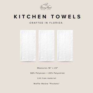 Chicken Lady Kitchen Towel: Personalized Humor (16x24 Waffle Weave) imagem 3
