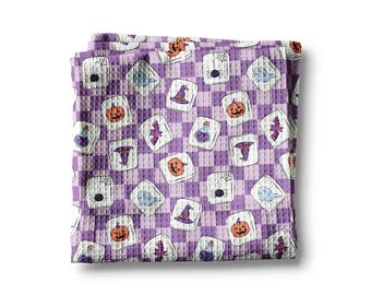 Mahjong Halloween Mahj Kitchen Towel Tile Decor Hostess Gift