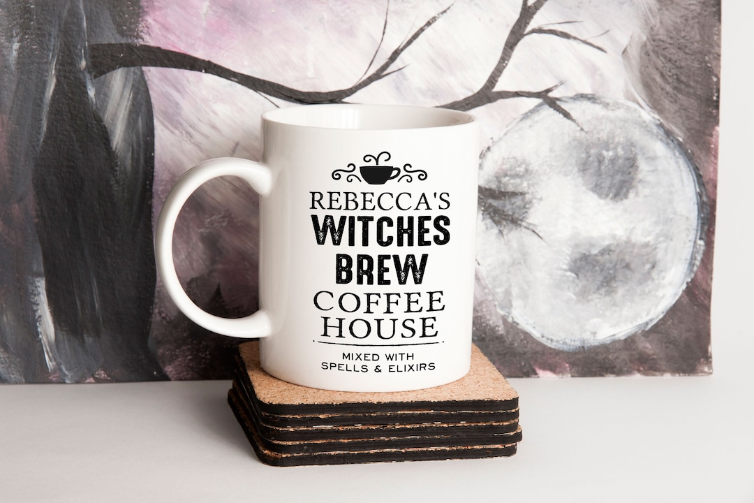 Custom Personalized Witches Brew Halloween Mug - Halloween Gift for Witches & Coffee Lovers