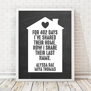 Personalized Adoption Print | Adoption Date | Adoption Day Print | Gotcha Day Gift | Bedroom Decor | Adoption Gift | Personalized Print