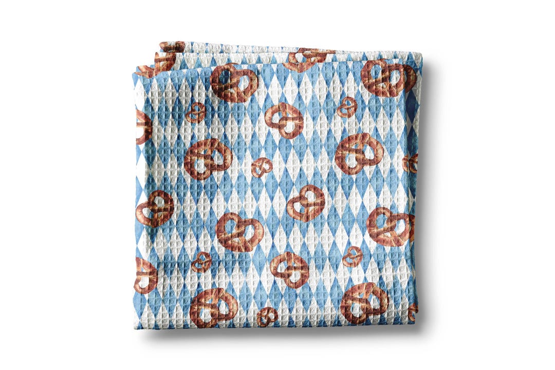 German Kitchen Rag Bavarian German Pretzel Kitchen Towel Oktoberfest Gift - Etsy
