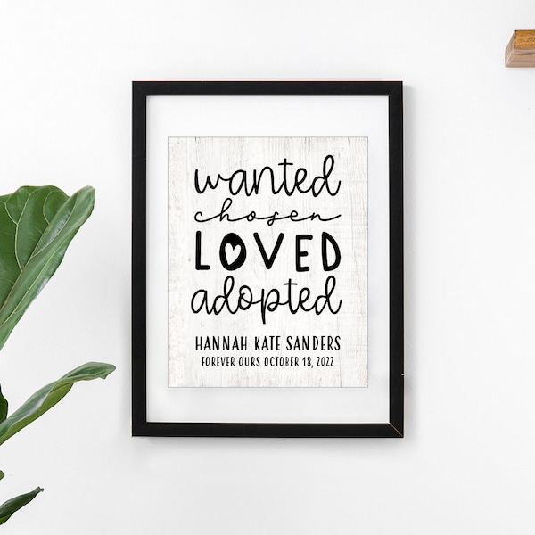Adoption Print - Etsy