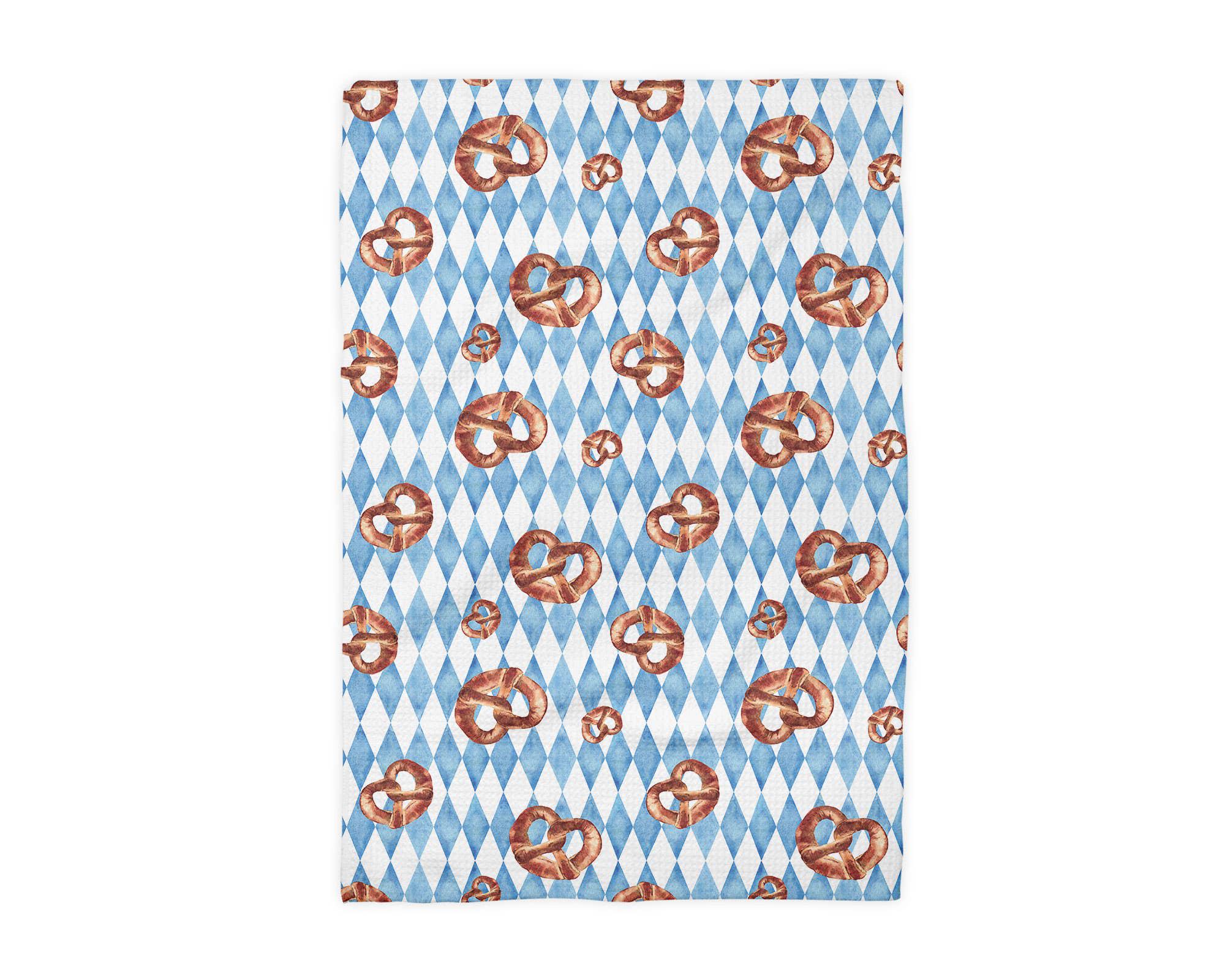 German Kitchen Rag Bavarian German Pretzel Kitchen Towel Oktoberfest Gift - Etsy