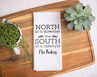 Southern Lifestyle Towel | Personalized Kitchen Decor | Farmhouse Decor | Southern Kitchen | Southern Towel