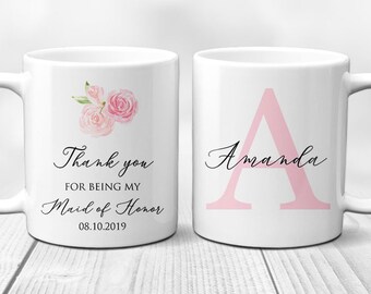 Maid of Honor Mug | Personalized Maid of Honor Gift | Maid of Honor Wedding Gift | Maid of Honor Coffee Cup | Maid of Honor Thank You Gift