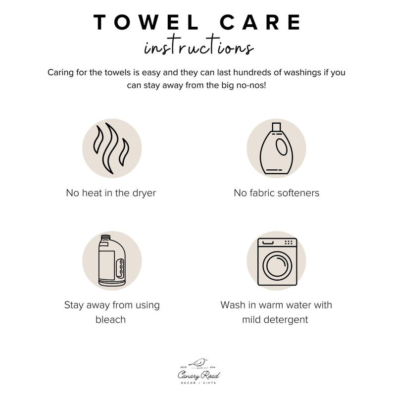 Two State Sisters Dish Towel | Long Distance Love, Personalized Kitchen Gift Bild 5
