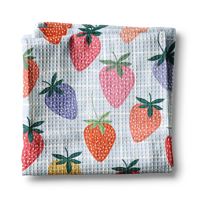Strawberry Organic Baby Towel & Wash Cloth Set
