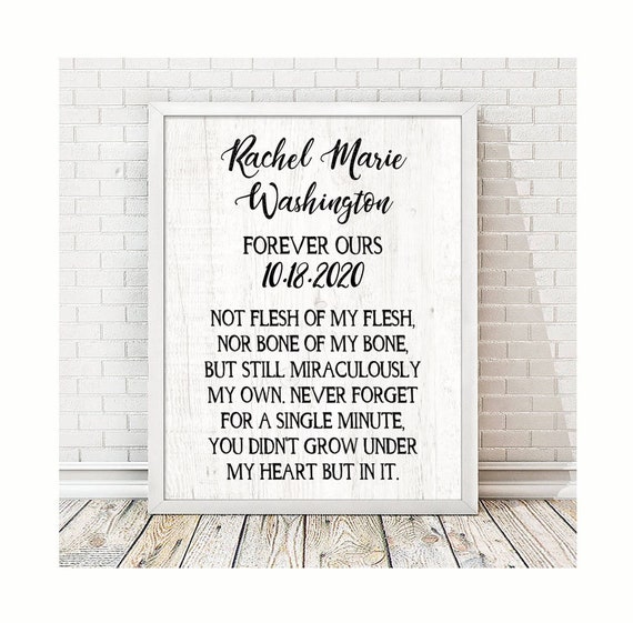 Personalized Adoption Print | Adoption Date | Adoption Day Print | Gotcha Day Gift | Bedroom Decor | Adoption Gift | Personalized Print