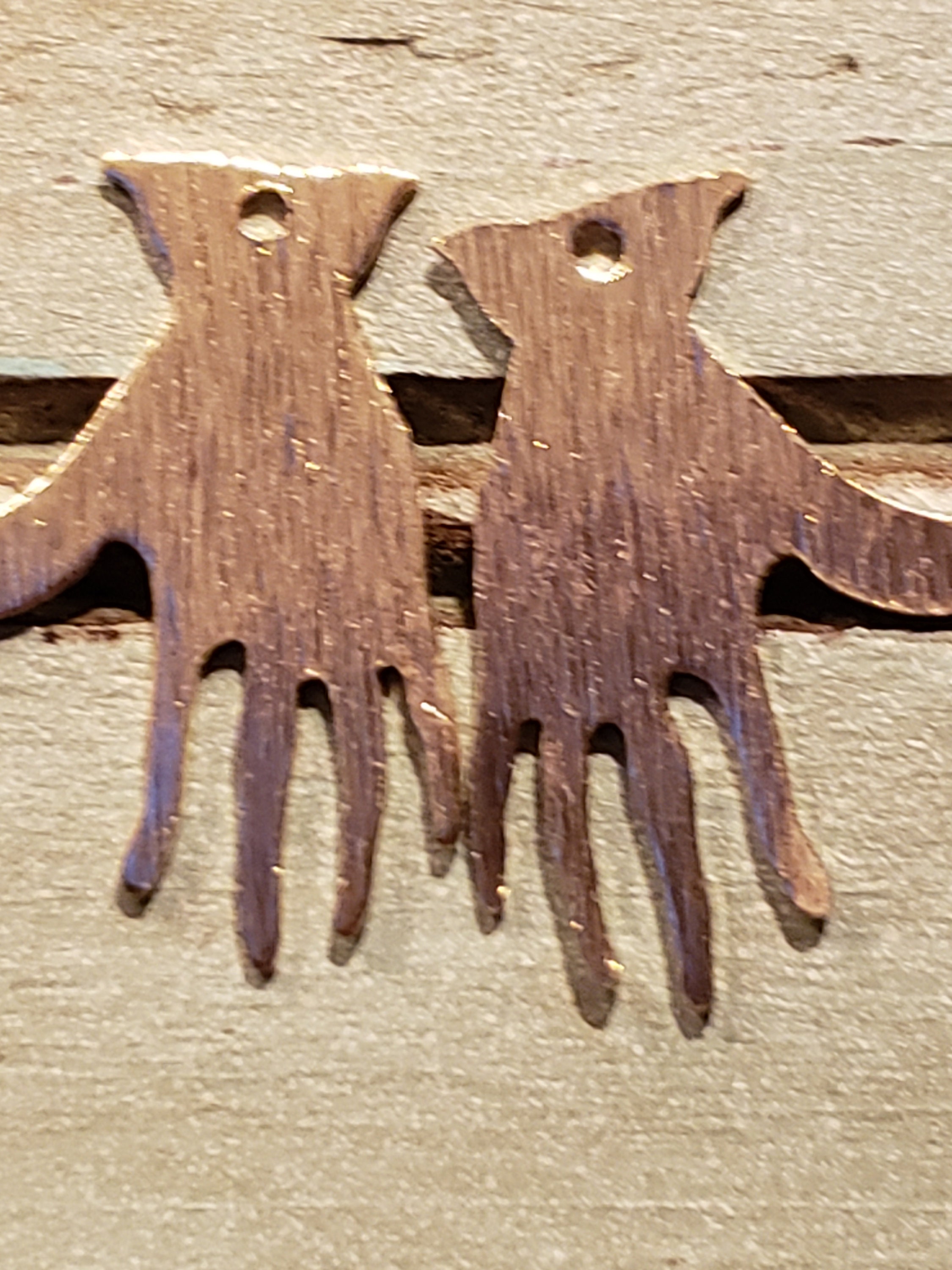Junky Finds Gold Textured Metal Hand Charmsjewelry
