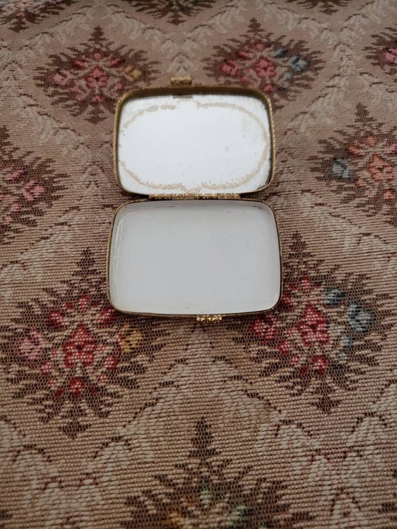 Upcycled Vintage Gold Metal Compact*Vintage Gold … - image 2