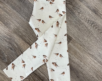 Robin baby leggings, organic baby clothes, Baby Leggings, Eco Friendly Leggings, organic baby pants, toddler leggings, child clothing, Birds