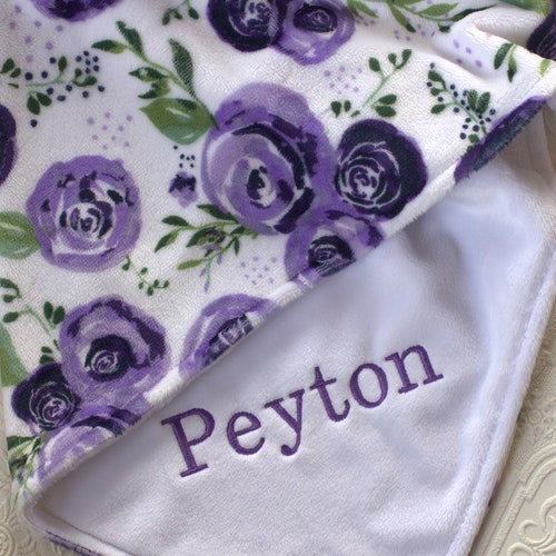 Lily Baby Girl Milestone Blanket Lily Flower Baby Milestone Etsy