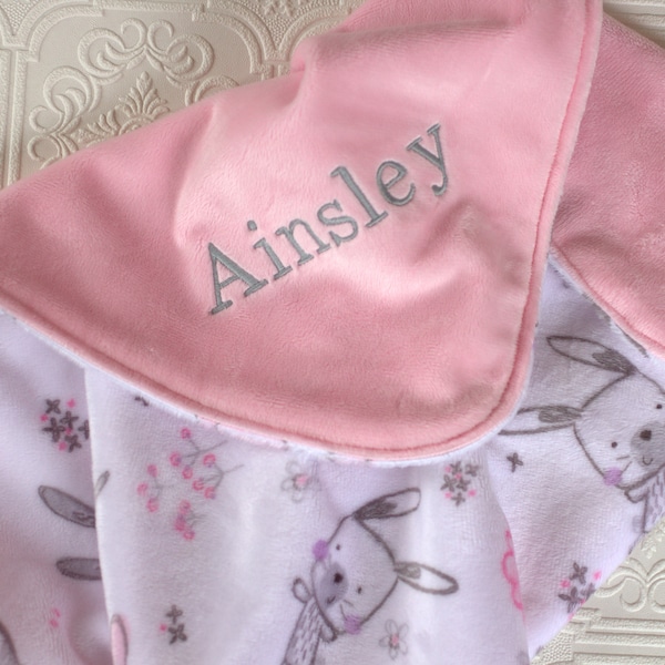 Bunny Baby Blanket Etsy