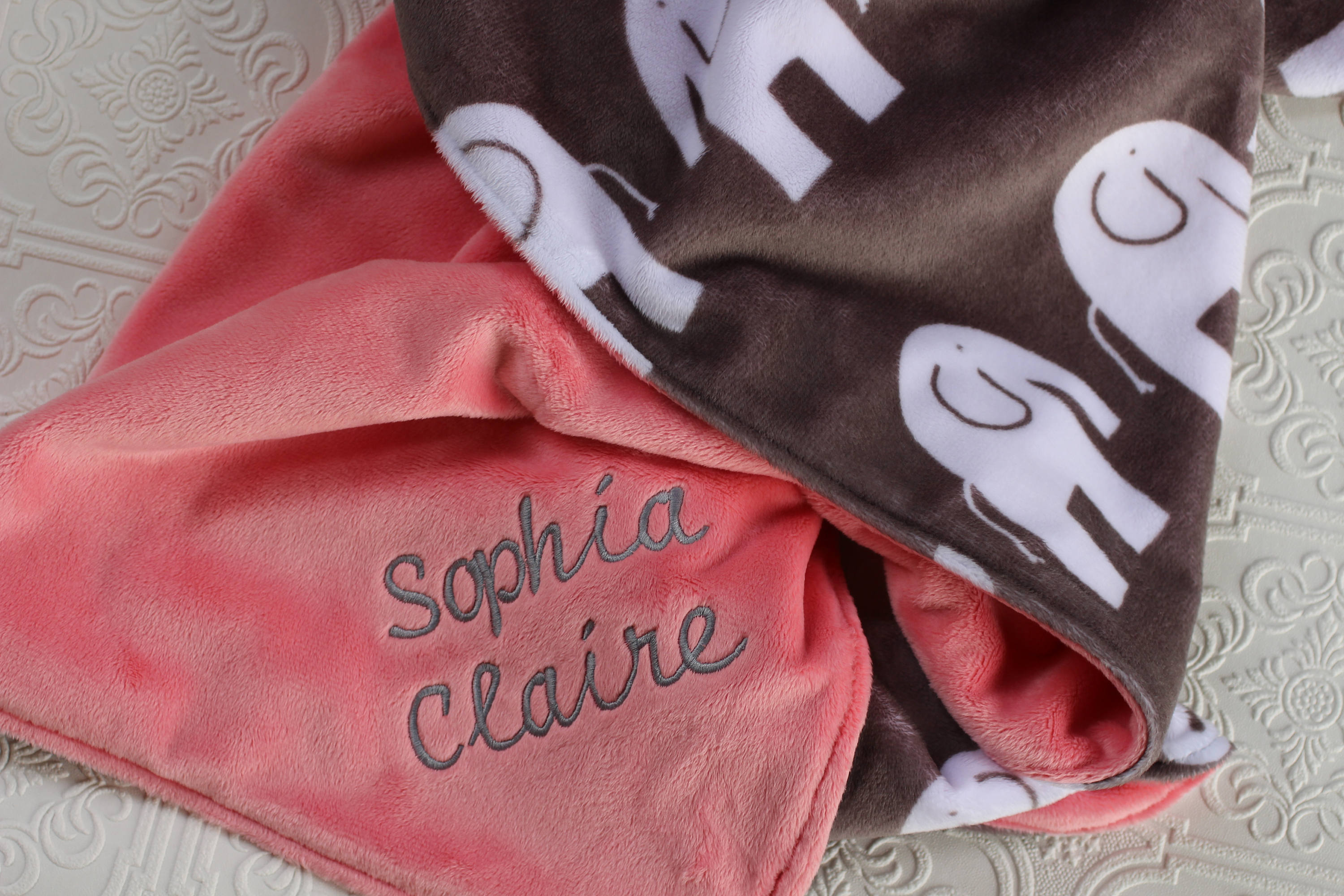 Personalized Baby Girl Blanket Baby Blanket Minky Baby Etsy UK