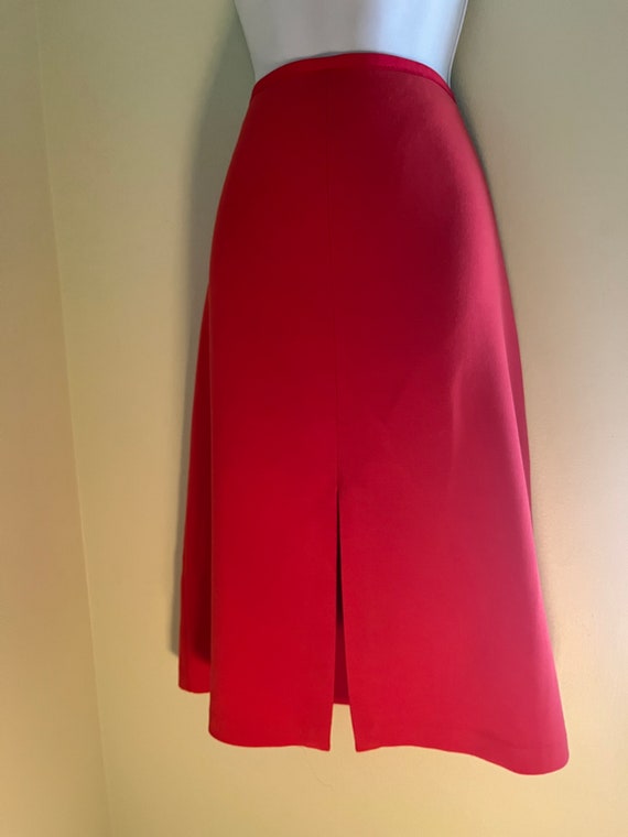 A-line Skirt Ann Taylor  Red skirt size 6 skirt mo