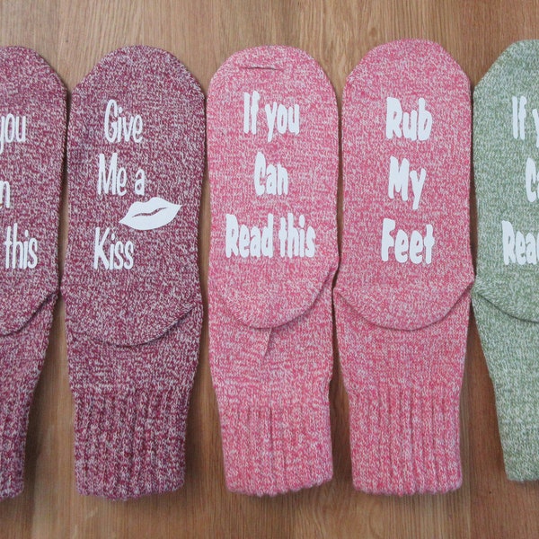 If you can read this... socks