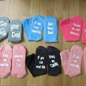 If you can read this... socks, warm & soft