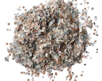 Dove Grey Blush i Rose Gold Confetti Mix (biodegradowalne)