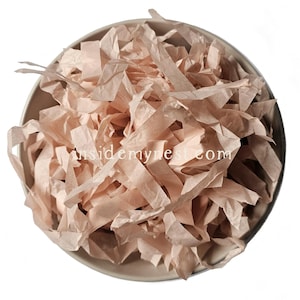 Gentle Blush Versnipperd tissuepapier Papiersnippers Doosvuller Cadeaumand Biologisch afbreekbaar Composteerbaar Zuurvrij Kleurvast (brede breedte: 12 mm)