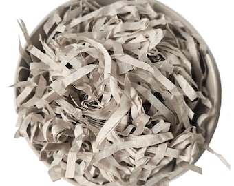 Sandstone Eco-Friendly Tissue Paper Shred | Recycled Gift Box Fill | Sustainable Packaging for Hampers & Small Businesses