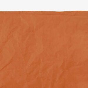 Riempitivo per scatole regalo in carta velina di qualità premium color arancione bruciato, marchio al dettaglio, certificato FSC, ecologico, biodegradabile, privo di acidi