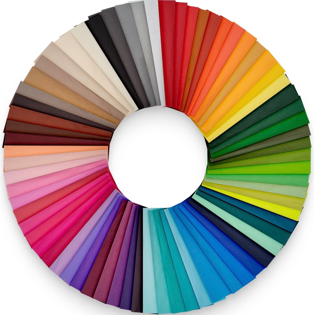 InsideMyNest - Fogli Di Carta Velina Colorata Vintage Di Alta
