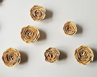 Sunflower Yellow Handmade Ceramic Flowers, Unique Hand-Sculpted Floral Art, One-of-a-Kind Decorative Flower, Gift for Flower Lovers