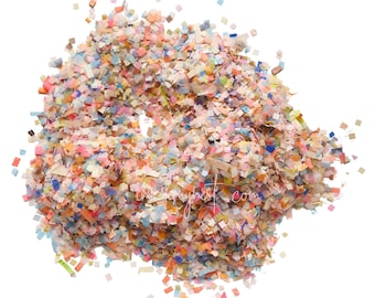 Peach & Cornflower Blue Confetti Mix (Biodegradable)