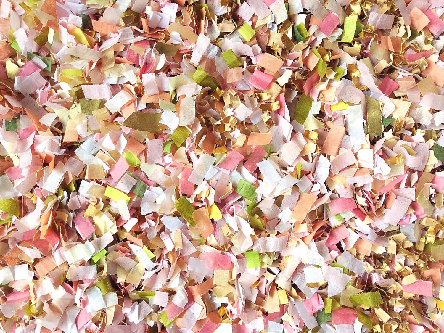 French Garden Wedding Theme Confetti Dusty Pink Peach Gold