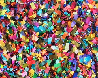 Biodegradable Confetti Mix: Vibrant Multicolored Party Decorations