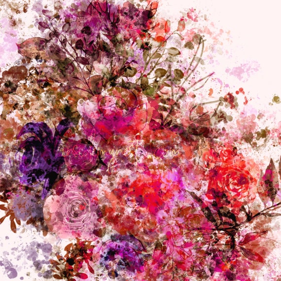 DIGITAL abstracto flores acuarela Floral Fondo Flores - Etsy México DIGITAL abstracto flores acuarela Floral Fondo Flores - Etsy México