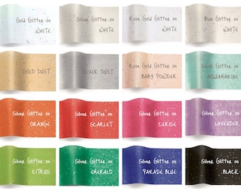 Glitter gemstone coloured tissue paper sheets 30x20 inches - choose colour/pack size