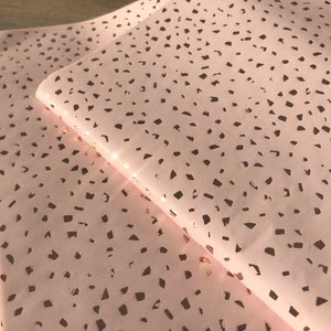 Carta velina bicolore oro rosa con glitter metallizzato su fogli di carta velina rosa polvere, confezione regalo, 30x20" / 750 x 500 mm