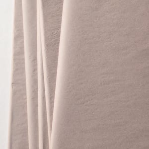 Fogli di carta velina neutra color champagne blush moka, grandi 30x20" 750 x 500 mm, riempitivo per scatole regalo