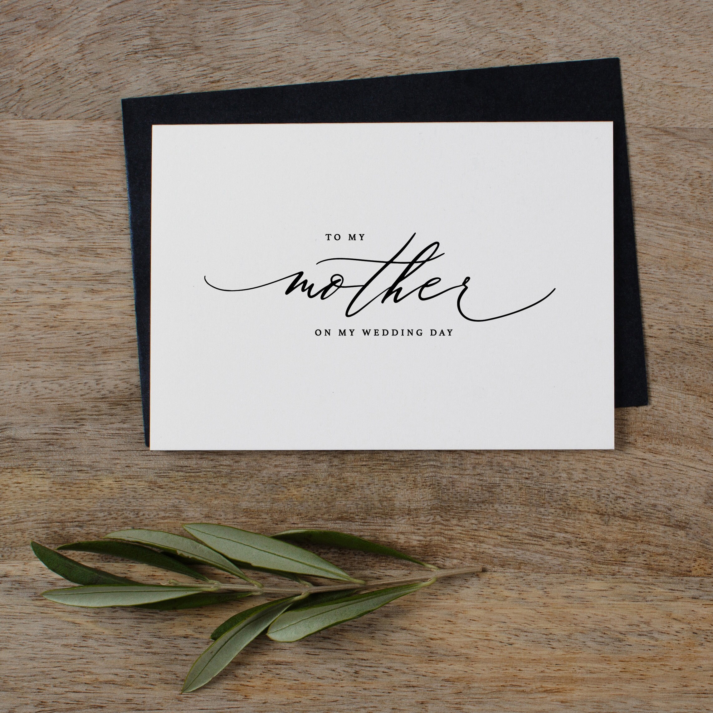 Wedding Card to My Mother to My Parents on My Wedding Day to - Etsy
