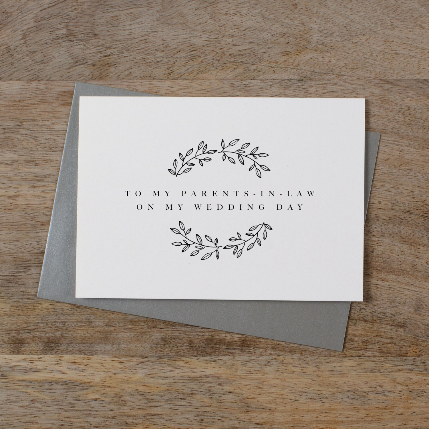 Parents In Law Card, Wedding Cards, Bridal Party Cards, Parents In La…