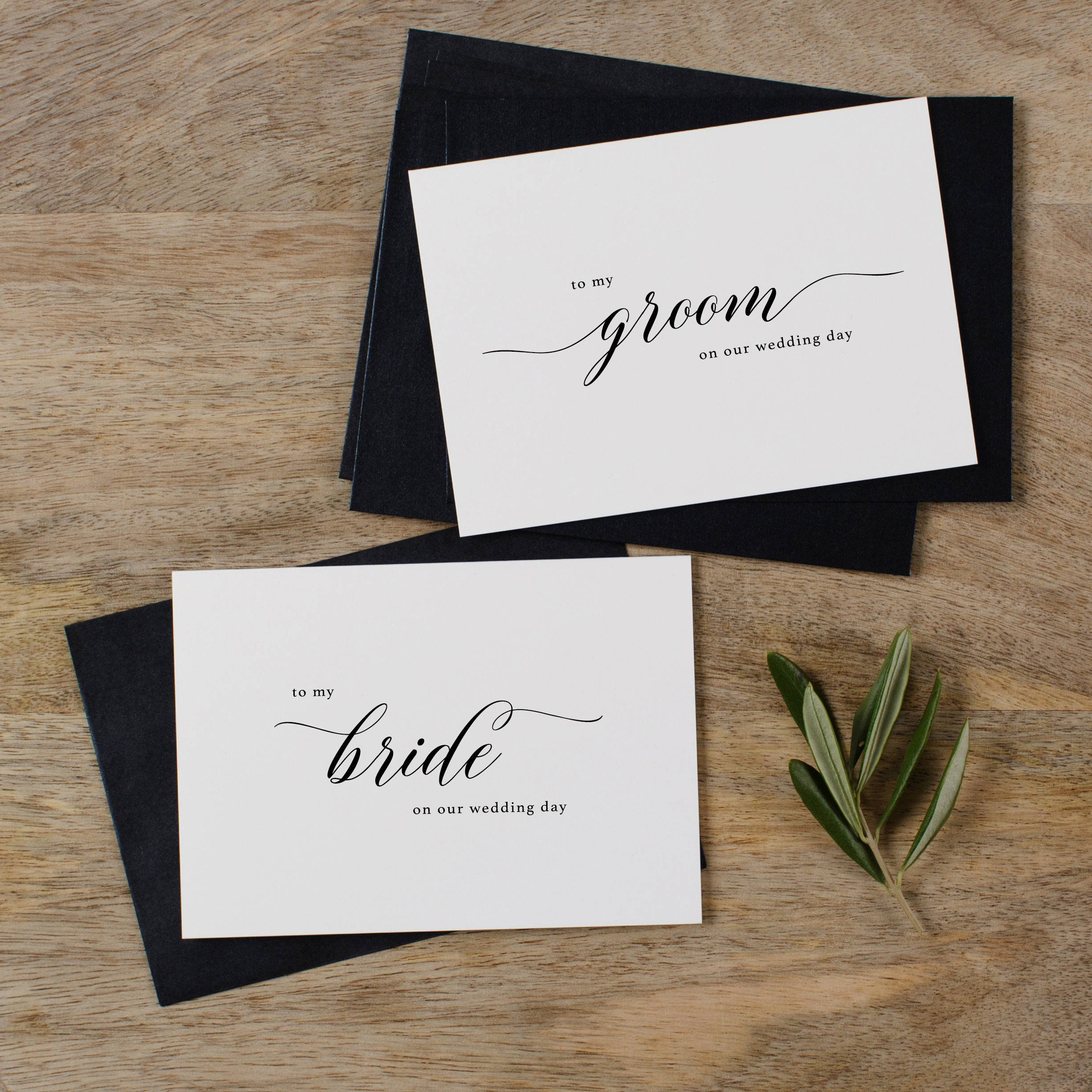 Wedding Card to Bride & Groom On Our Wedding Day - Bride + Bride, Gro…