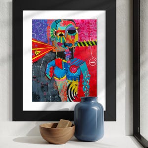 Splintered Abstract Portrait Print | Signed, Numbered First Edition (1/20)